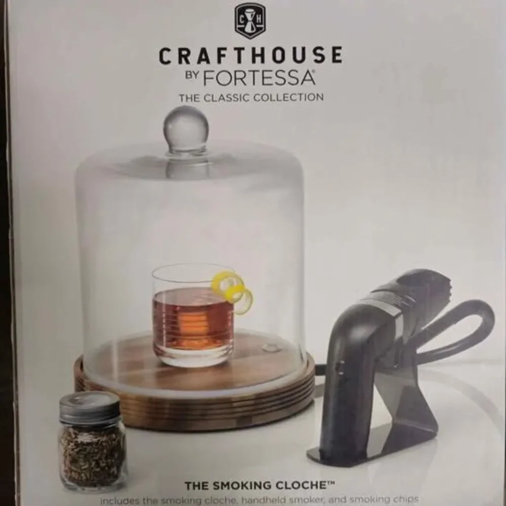 Crathouse Fortessa Cocktail Smoking Cloche, Classic Collection-NEW, In Box